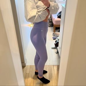 High Waisted Seamless Active Leggings Periwinkle
